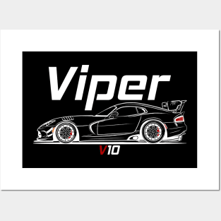 Racing Viper V10 Muscle Legend Posters and Art